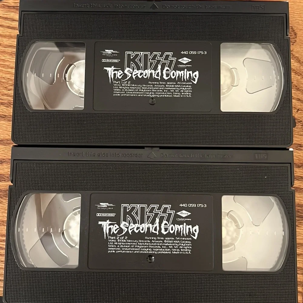 Two VHS KISS movies